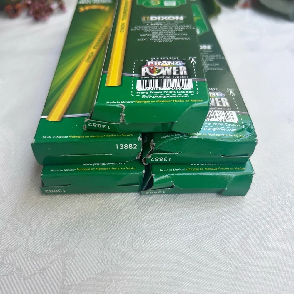 Yellow #2 Pencils - 5 Boxes  of 12 - Back To School New